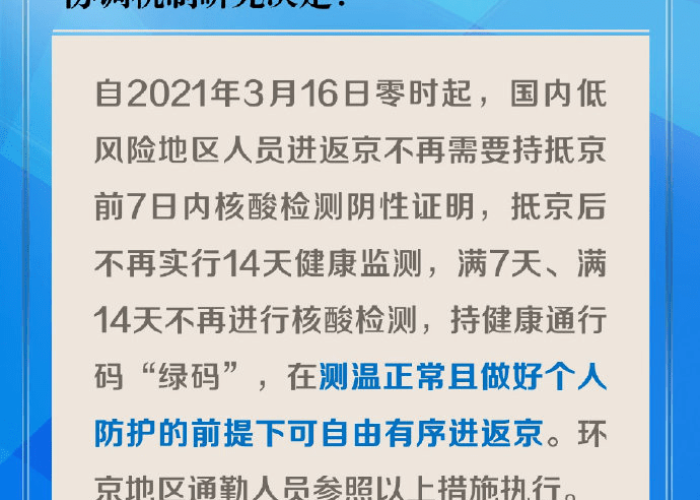 北京疫情防控入京政策最新解读,一文读懂进京要求与注意事项 北京疫情防控入京政策最新解读,一文读懂进京要求与注意事项