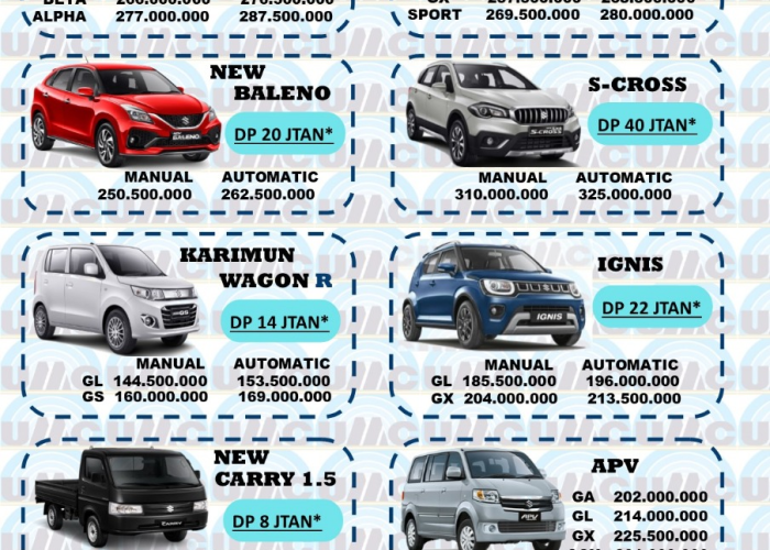 铃木价格一览表,2024年全系车型购车指南与市场分析 铃木价格一览表,2024年全系车型购车指南与市场分析